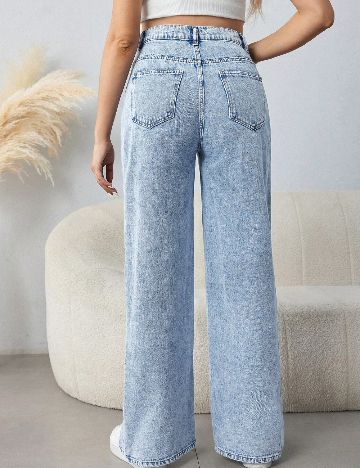 Blugi SHEIN Maternity, albastru