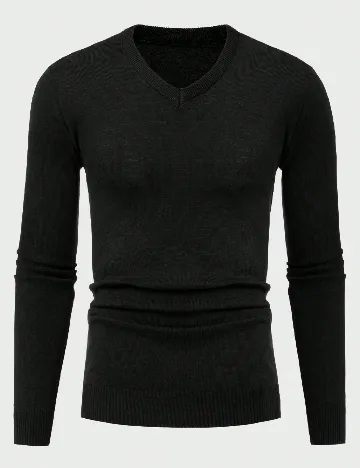 Set bluze 2 bucati SHEIN, negru/crem