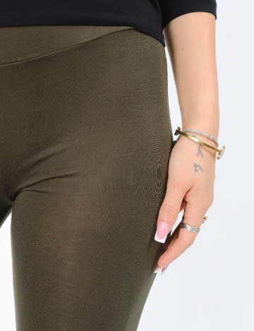 Colanti Bershka, verde inchis