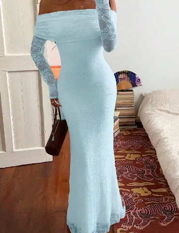 Rochie lunga SHEIN, albastru