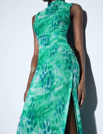 Rochie lunga SHEIN, verde