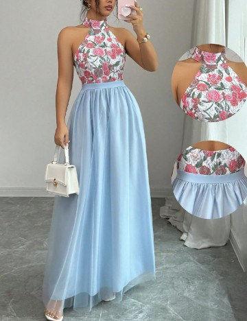 Rochie lunga SHEIN, albastru
