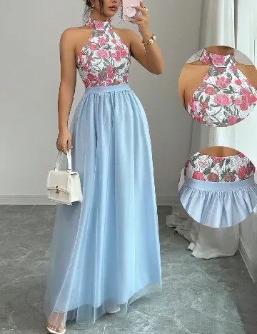 Rochie lunga SHEIN, albastru