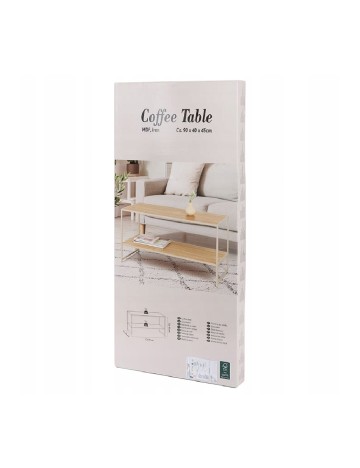 Masuta de cafea ACTION, crem