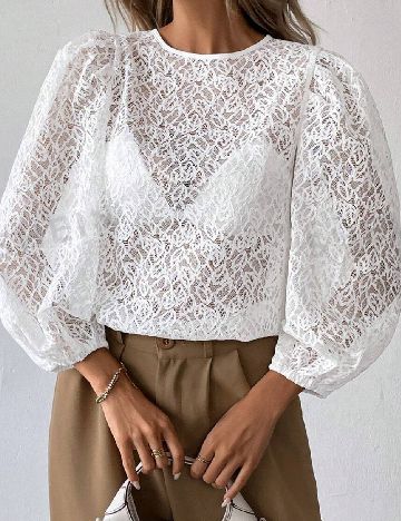Bluza SHEIN, alb