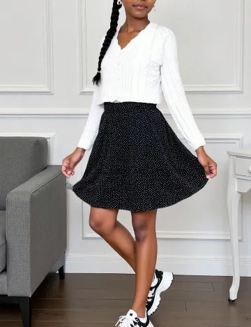 Cardigan Shein Kids, alb