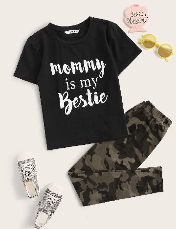 Compleu Shein Kids, negru