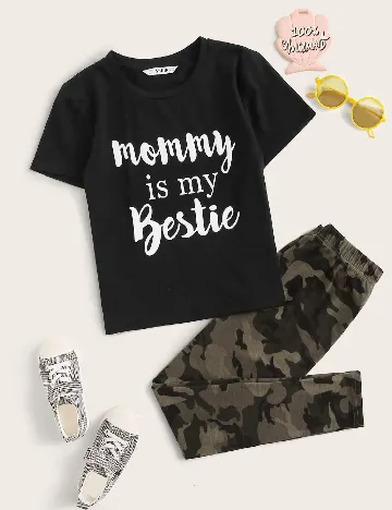 Compleu Shein Kids, negru