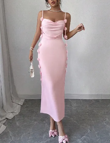 Rochie lunga SHEIN, roz