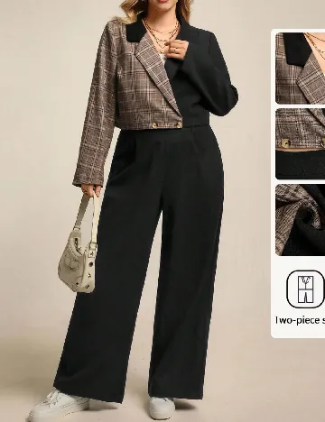 Compleu SHEIN CURVE, negru