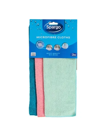 Set lavete microfibra 3 bucati Spargo, mix culori