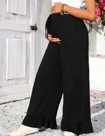 Pantaloni SHEIN Maternity, negru