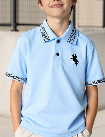Tricou Shein Kids, albastru