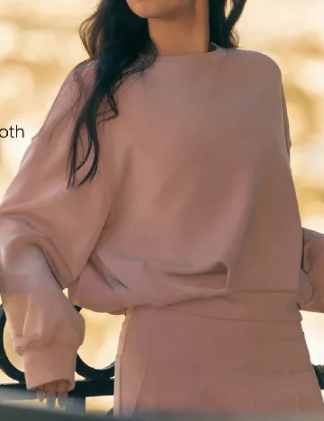 Bluza GLOWMODE, roz pudra