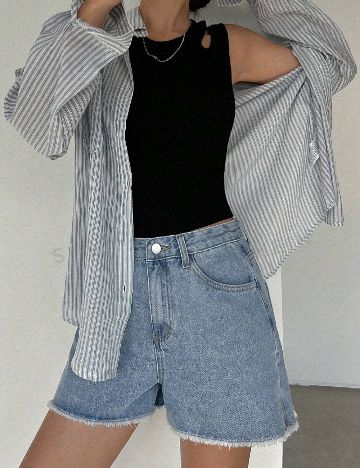 Pantaloni scurti Dazy, albastru