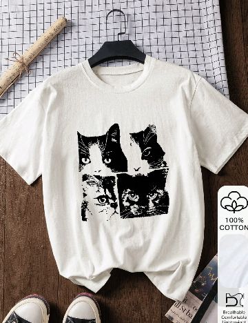 Tricou SHEIN, alb