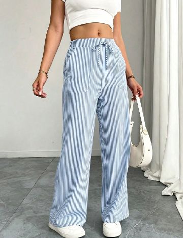 Pantaloni SHEIN, albastru