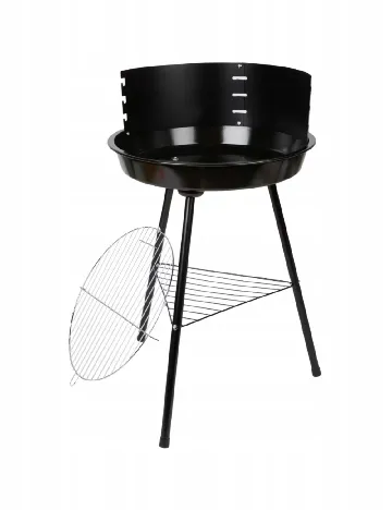 Gratar pe carbune BBQ TIME, negru