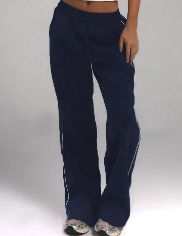 Pantaloni Shein Kids, bleumarin inchis