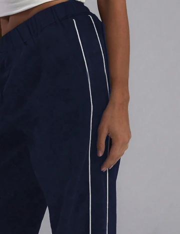 Pantaloni Shein Kids, bleumarin inchis