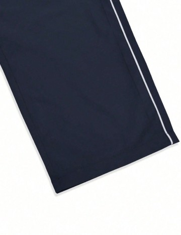 Pantaloni Shein Kids, bleumarin inchis
