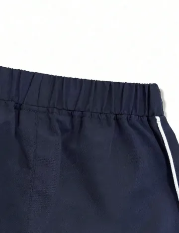 Pantaloni Shein Kids, bleumarin inchis