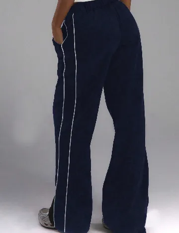 Pantaloni Shein Kids, bleumarin inchis