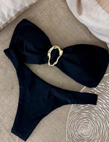 Costum de baie SHEIN, negru