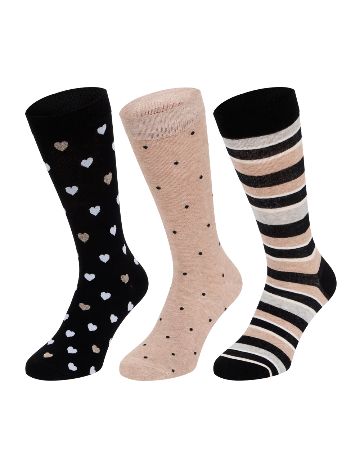 Set sosete 3 perechi Pairz, mix culori