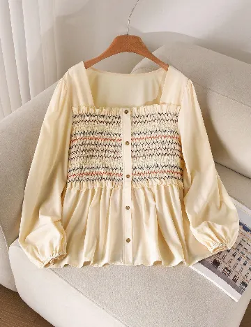 Bluza SHEIN CURVE, crem