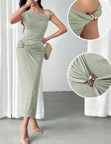 Rochie medie SHEIN, verde