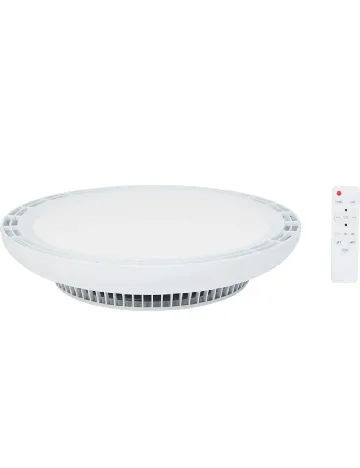 Ventilator de tavan cu iluminare RGB ACTION, alb