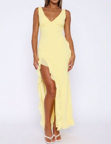 Rochie lunga SHEIN, galben