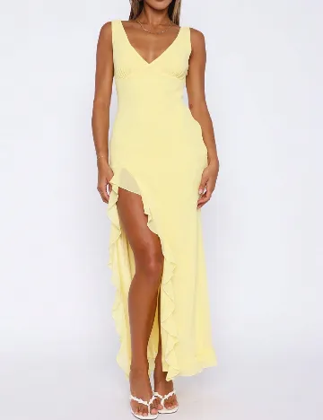 Rochie lunga SHEIN, galben