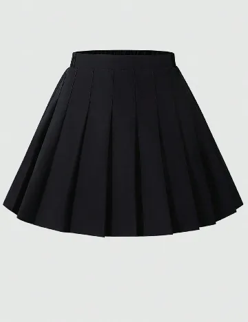 Fusta pantalon Shein Kids, negru