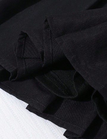 Fusta pantalon Shein Kids, negru