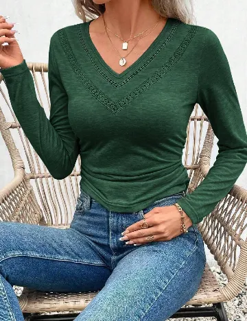 Bluza SHEIN, verde