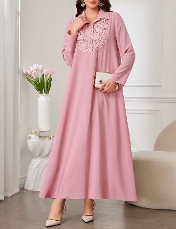 Rochie lunga SHEIN, roz