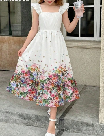 Rochie Shein Kids, floral print