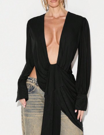 Bluza KIZN, negru