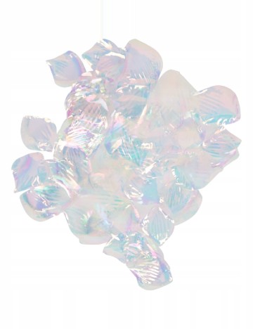 Set petale iridescente, 60 bucati ACTION, alb