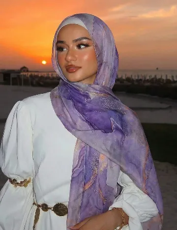 Esarfa SHEIN, mov