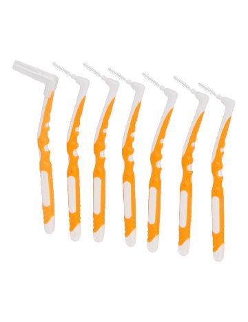 Set periute interdentare, 7 de bucati 0.8 Denta Pro, portocaliu