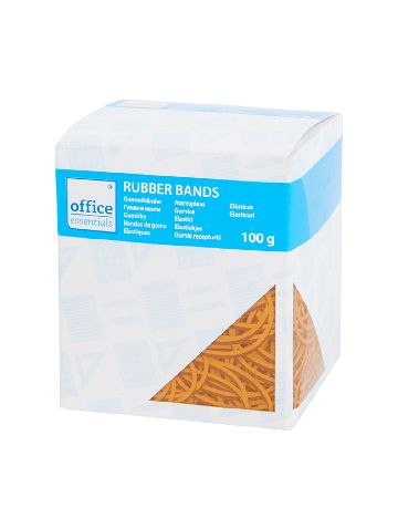 Set elastice Office Essentials, maro
