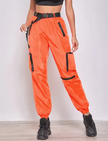Pantaloni SHEIN, portocaliu