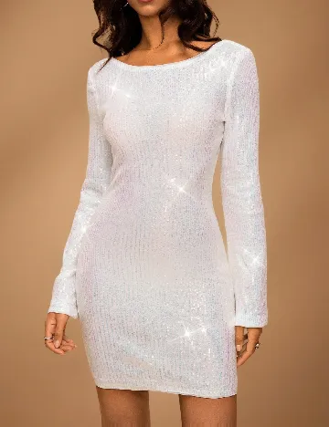 Rochie scurta Forever 21, alb