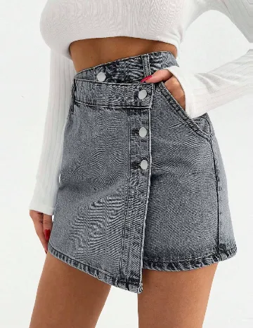 Fusta pantalon SHEIN, gri