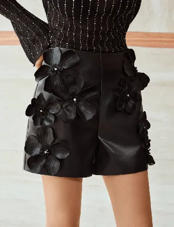 Pantaloni scurti MOTF, negru