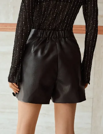 Pantaloni scurti MOTF, negru