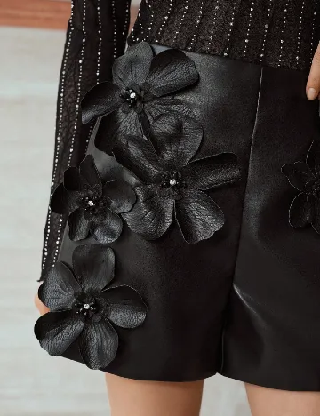 Pantaloni scurti MOTF, negru